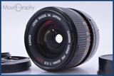 【動作保証】 キヤノン Canon FD 24mm F2.8 S.S.C. 前後キャップ&amp;レンズフィルター付 同梱無料 #yk7553