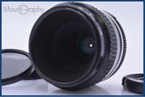 【動作保証】 ニコン Nikon Micro-NIKKOR 55mm F3.5 前後キャップ&amp;レンズフィルター付 同梱無料 #yk7558