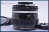 【動作保証】 ニコン Nikon Micro-NIKKOR 55mm F3.5 前後キャップ&amp;レンズフィルター付 同梱無料 #yk7558