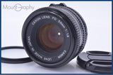 【動作保証】 キヤノン Canon NEW FD 50mm F1.8 前キャップ&amp;レンズフィルター付 同梱無料 #yk7597
