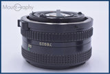 【動作保証】 キヤノン Canon NEW FD 50mm F1.8 前キャップ&amp;レンズフィルター付 同梱無料 #yk7597