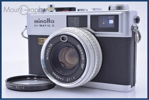 ミノルタ MINOLTA HI-MATIC E 40mm F1.7 同梱無料 #yk7893 – MountGraphy