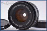 【動作保証】 キヤノン Canon New FD 50mm F2 前後キャップ付 同梱無料 #yk8029