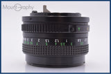 【動作保証】 キヤノン Canon New FD 50mm F2 前後キャップ付 同梱無料 #yk8029