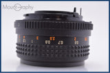 【動作保証】 マミヤ Mamiya MAMIYA-SEKOR E 50mm F1.7 前キャップ&amp;レンズフィルター付 マミヤZE用(MF) 同梱無料 #yk8049