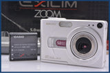 難あり カシオ CASIO EXILIM ZOOM EX-Z50 3x 元箱、バッテリー、本体充電スタンド付属 同梱無料 #yk8217
