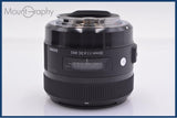 【美品・動作保証】 シグマ SIGMA 30mm F1.4 DC ケース、取扱説明書付 キヤノンEF用(AF) 同梱無料 #yk8396