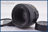 【動作保証】 ニコン Nikon AF-S NIKKOR 50mm F1.8 G 前後キャップ&レンズフィルター付 同梱無料 #yk8418
