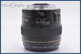 【動作保証】 キヤノン Canon EF 100mm F2 USM 前後キャップ&amp;レンズフィルター付 同梱無料 #yk8437