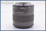 【動作保証】 キヤノン Canon EF-M 18-55mm F3.5-5.6 IS STM 前後キャップ&amp;レンズフィルター付 同梱無料 #yk8448