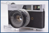 難あり キヤノン Canon Canonet 45mm F1.9 レンズフィルター付 同梱無料 #yk8461