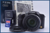 【動作保証】 パナソニック Panasonic LUMIX DMC-FZ28 18x 元箱、バッテリー、充電器、メモリーカード、取扱説明書付属 同梱無料 #yk8525