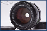 【動作保証】 キヤノン Canon New FD 50mm F1.4 前後キャップ付 同梱無料 #yk8539