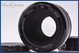 ニコン Nikon NIKKOR 50mm F1.8 Ai 前後キャップ付 同梱無料 #yk8540