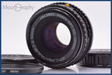 【動作保証】 ペンタックス PENTAX SMC PENTAX-M 50mm F2 前後キャップ&amp;レンズフィルター付 同梱無料 #yk8542