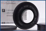 【美品・動作保証】 キヤノン Canon WIDE ATTACHMENT WA-30.5 前後キャップ、説明書付 同梱無料 #yk8599