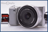 【動作保証】 ソニー SONY α NEX-5 + ソニー SONY E 16mm F2.8 + HVL-F7S ストロボ メモリカード付 同梱無料 #yk8849