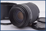 【動作保証】 ソニー SONY DT 55-200mm F4-5.6 SAM 前後キャップ&レンズフィルター&フード付 同梱無料 #yk8961