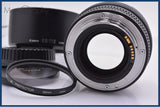 【動作保証】 キヤノン Canon EF 50mm F1.4 USM 前後キャップ&レンズフィルター&フード＆元箱＆取扱説明書付 同梱無料 #yk9000