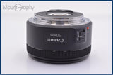 【動作保証】 キヤノン Canon EF 50mm F1.8 STM 前後キャップ&フード付 同梱無料 #yk9036