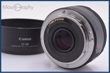 【動作保証】 キヤノン Canon EF 50mm F1.8 STM 前後キャップ&フード付 同梱無料 #yk9036