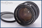 【動作保証】 コニカ Konica HEXANON AR 50mm F1.4 前キャップ&レンズフィルター付 同梱無料 #yk9045