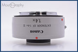 【美品・動作保証】 キヤノン Canon EXTENDER EF 1.4X III 前後キャップ、元箱付 同梱無料 #yk9074