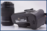 【動作保証】 キヤノン Canon EOS 70D + CANON EF-S 55-250mm F4-5.6 IS STM 前後キャップ他 #yk9099
