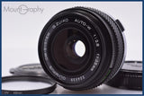 【動作保証】 オリンパス Olympus OM-SYSTEM G.ZUIKO AUTO-W 35mm F2.8 前後キャップ&レンズフィルター付 同梱無料 #yk9148