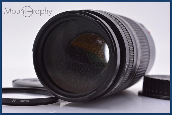 Canon EF 75-300mm F4-5.6 II USM フィルター付き 動作保証】 キヤノン Canon EF 75-300mm F4-5.6 II USM 前後キャップ