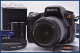 【動作保証】 ソニー SONY α350 + SONY DT 18-70mm F3.5-5.6 前キャップ&フード＆バッテリー＆メモリーカード＆充電器付 同梱無料 #yk9210
