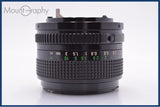 【動作保証】 キヤノン Canon New FD 35mm F2.8 前後キャップ付 同梱無料 #yk9238
