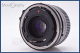 【動作保証】 キヤノン Canon New FD 35mm F2.8 前後キャップ付 同梱無料 #yk9238