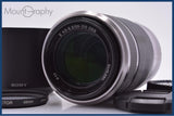 【動作保証】 ソニー SONY E 55-210mm F4.5-6.3 OSS 前後キャップ&レンズフィルター&フード付 同梱無料 #yk9265