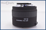 【美品・動作保証】 シグマ SIGMA APO TELE CONVERTER 2X EX 前後キャップ付 ニコンF用(AF) 同梱無料 #yk9392