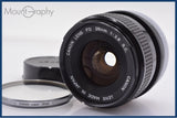 【動作保証】 キヤノン Canon FD 28mm F2.8 S.C. 後キャップ&レンズフィルター付 同梱無料 #yk9408