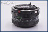 【美品・動作保証】 キヤノン Canon New FD 50mm F2 前後キャップ付 同梱無料 #yk9428