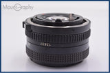 【美品・動作保証】 キヤノン Canon New FD 50mm F2 前後キャップ付 同梱無料 #yk9428