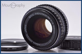【動作保証】 ペンタックス PENTAX SMC PENTAX-M 50mm F2 前後キャップ&レンズフィルター付 同梱無料 #yk9452