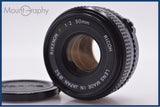 難あり リコー RICOH RIKENON P 50mm F2 前キャップ付 ペンタックスK用(MF) 同梱無料 #yk9455