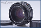 【動作保証】 ミノルタ MINOLTA MD ROKKOR 50mm F1.7 前後キャップ付 同梱無料 #yk9646