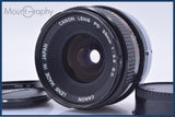 キヤノン Canon FD 28mm F3.5 S.C. 前後キャップ&レンズフィルター付 同梱無料 #yk9670