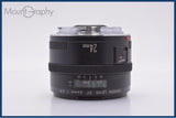 【美品・動作保証】 キヤノン Canon EF 24mm F2.8 前後キャップ&レンズフィルター付 同梱無料 #yk9866
