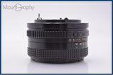 【動作保証】 キヤノン Canon NEW FD 50mm F1.8 前キャップ、後キャップ、レンズフィルター付 同梱無料 #yk9869