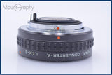 【動作保証】 ペンタックス PENTAX REAR CONVERTER-A 1.4X-S 後キャップ付 同梱無料 #yk9895