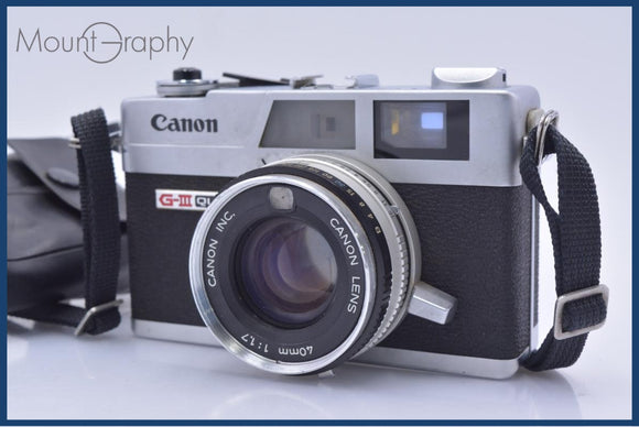 キヤノン Canon Canonet QL17 G-III 40mm F1.7 同梱無料 #yk9920