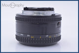 ニコン Nikon AF NIKKOR 50mm F1.8 前後キャップ&レンズフィルター付 同梱無料 #yk9948