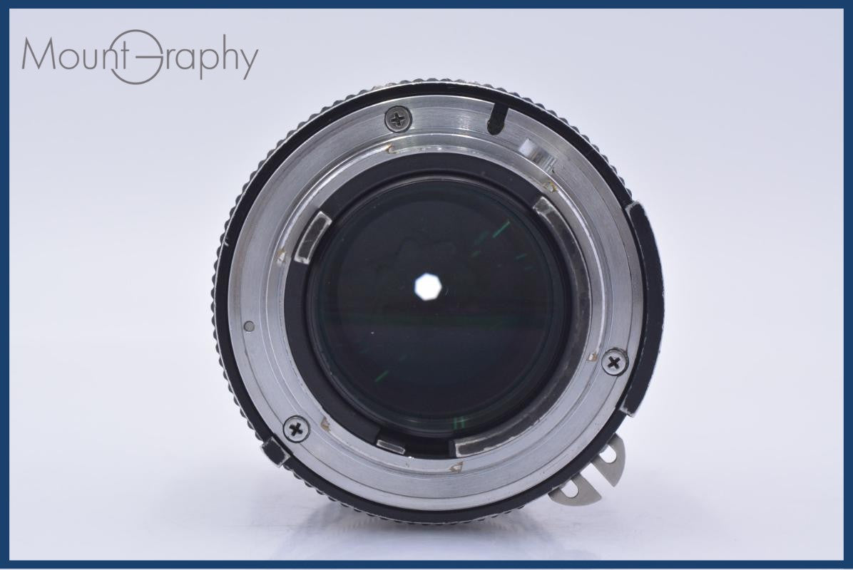動作保証】 ニコン Nikon NIKKOR 105mm F2.5 Ai-S 前後キャップ&レンズ