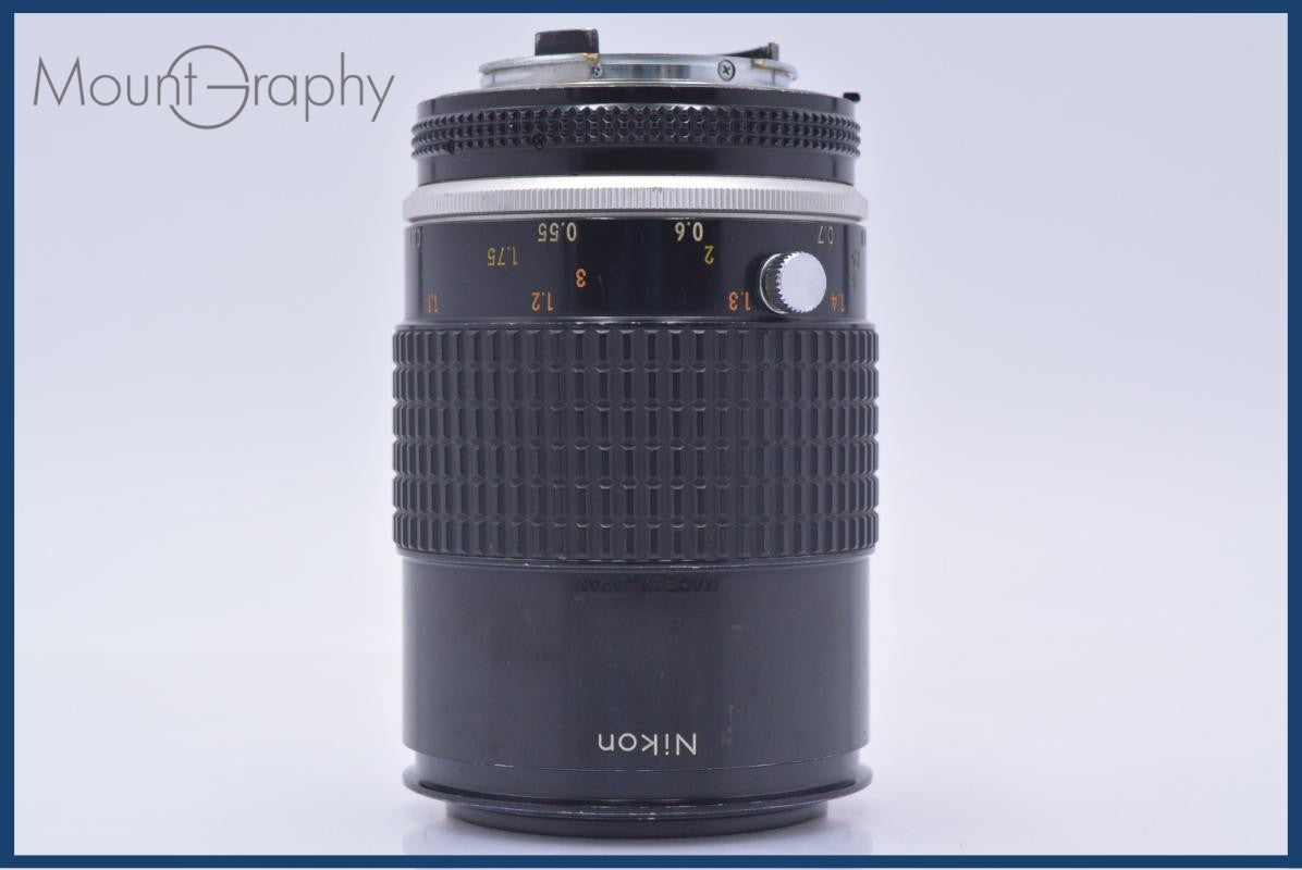 動作保証】 ニコン Nikon Micro-NIKKOR 105mm F4 Ai-S 前後キャップ