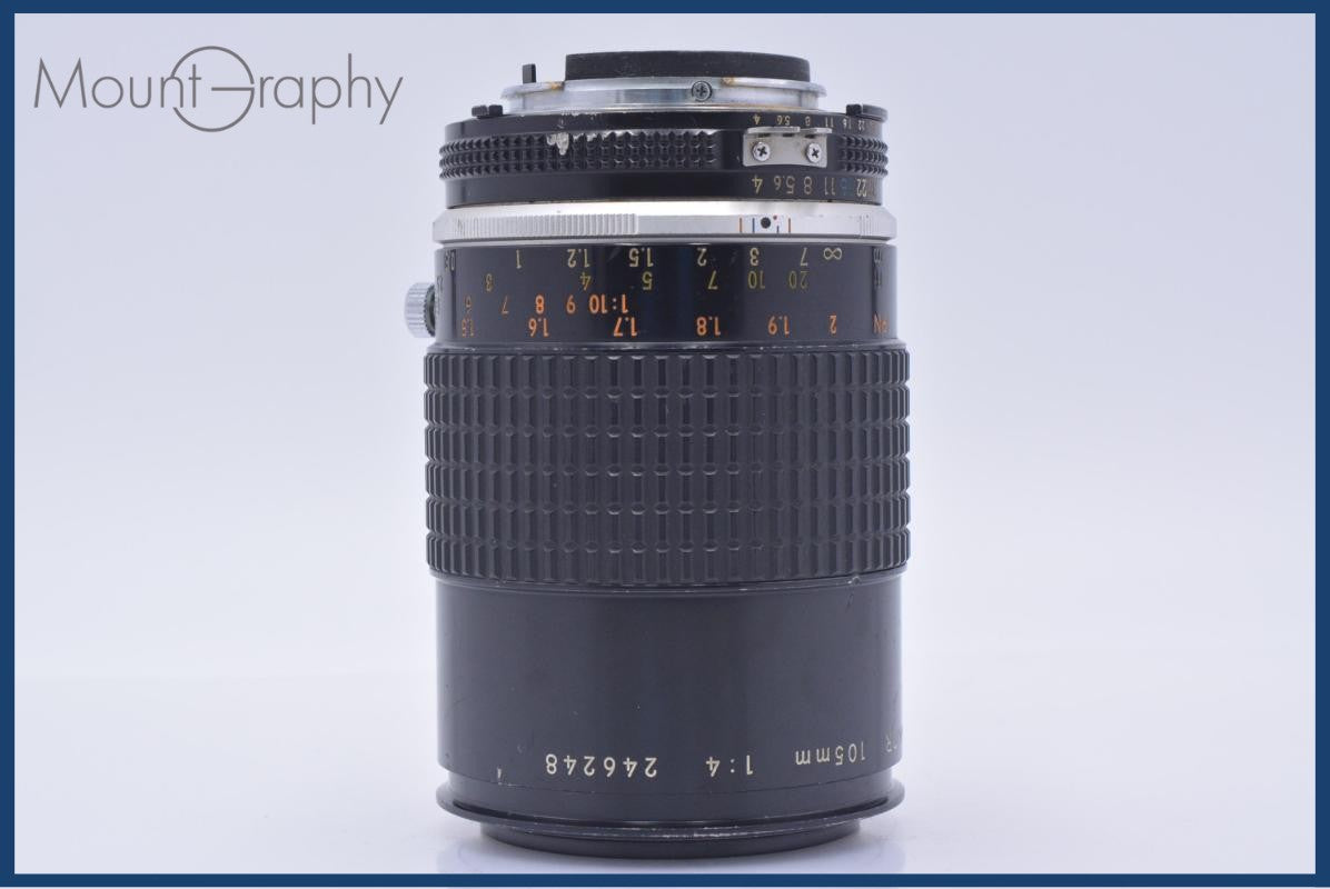 動作保証】 ニコン Nikon Micro-NIKKOR 105mm F4 Ai-S 前後キャップ